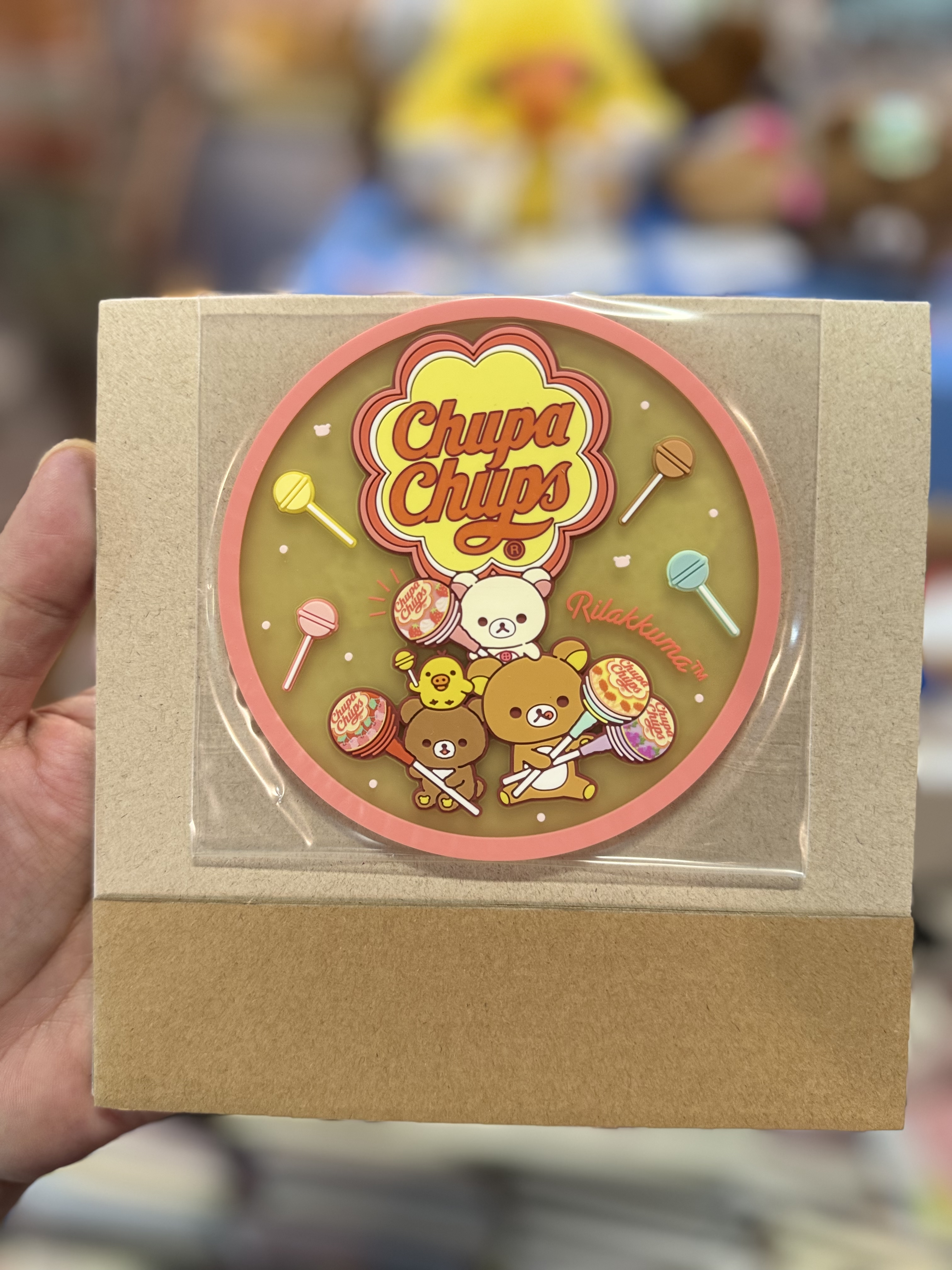 《現貨》全新日本扭蛋rilakkuma珍寶珠系列膠質杯墊