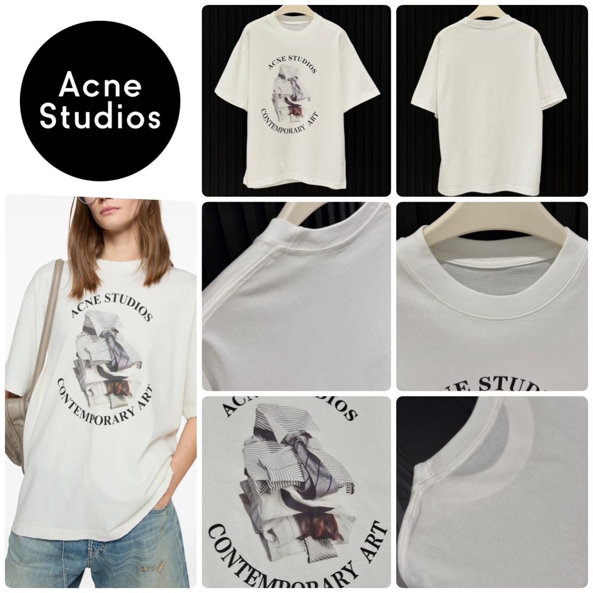 Acne Studios 艺术印花短袖Tee
