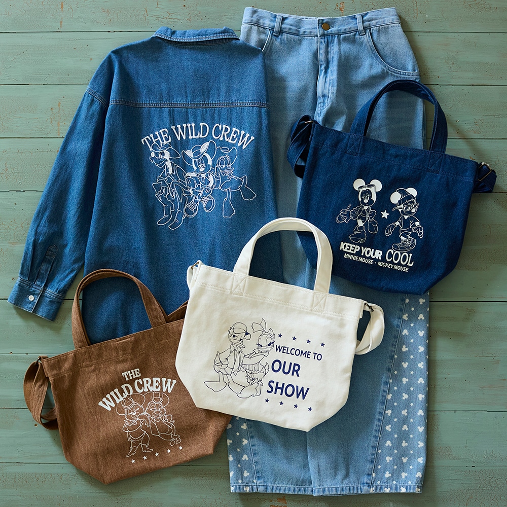 🆕【⭐訂購⭐】🌀 🇯🇵 日本直送🇯🇵 #LEE x #Disney 柔軟牛仔布 2-WAY 斜孭袋/手提包［3款選］🌀[ELBD-0137][260317]