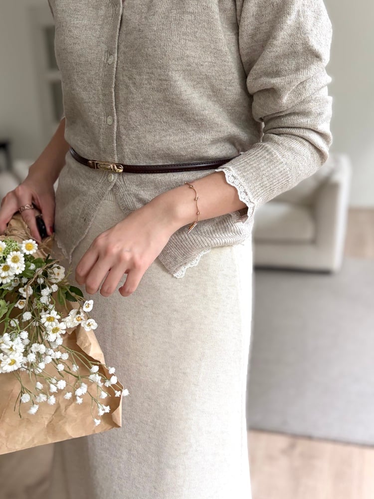 The Lacie Wool Cardigan (Oatmeal)