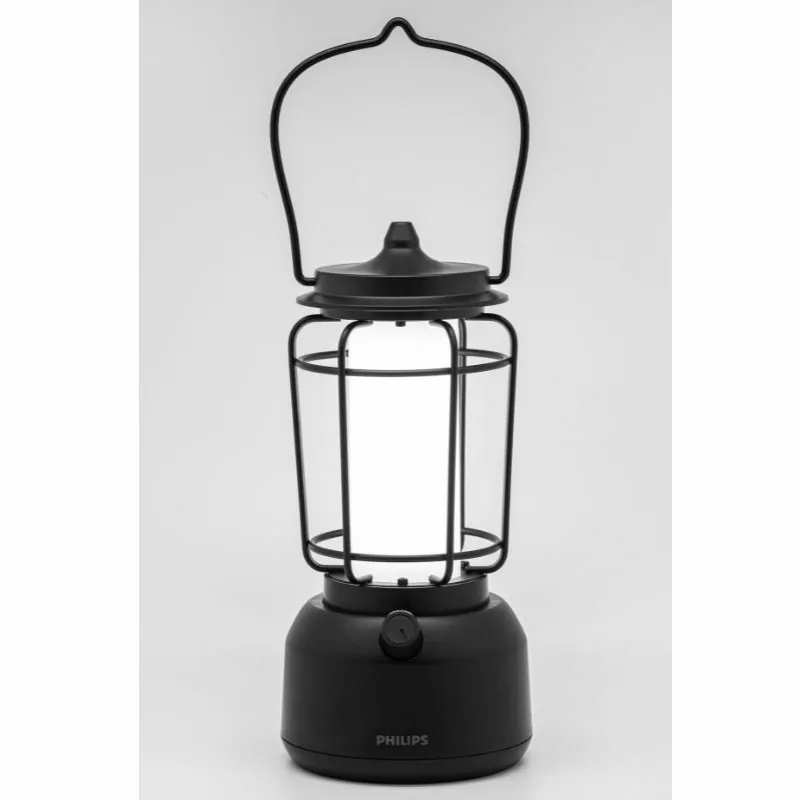 [飛利浦直送 原裝行貨2年保養] Philips 飛利浦 66262 復古露營氣氛燈 (三段式調光 / 暖黃光 / 便攜手提設計) Philips 66262 Vintage LED Camping Lantern (Retro Kerosene Design / 3-Level Dimming / Warm Glow)