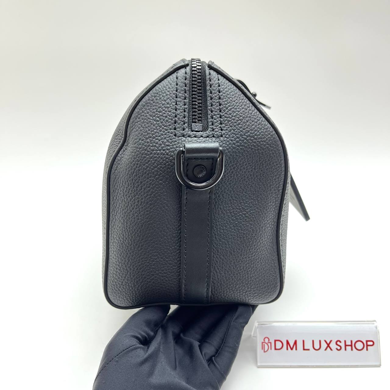 LV Black Aerogram City Keepall
