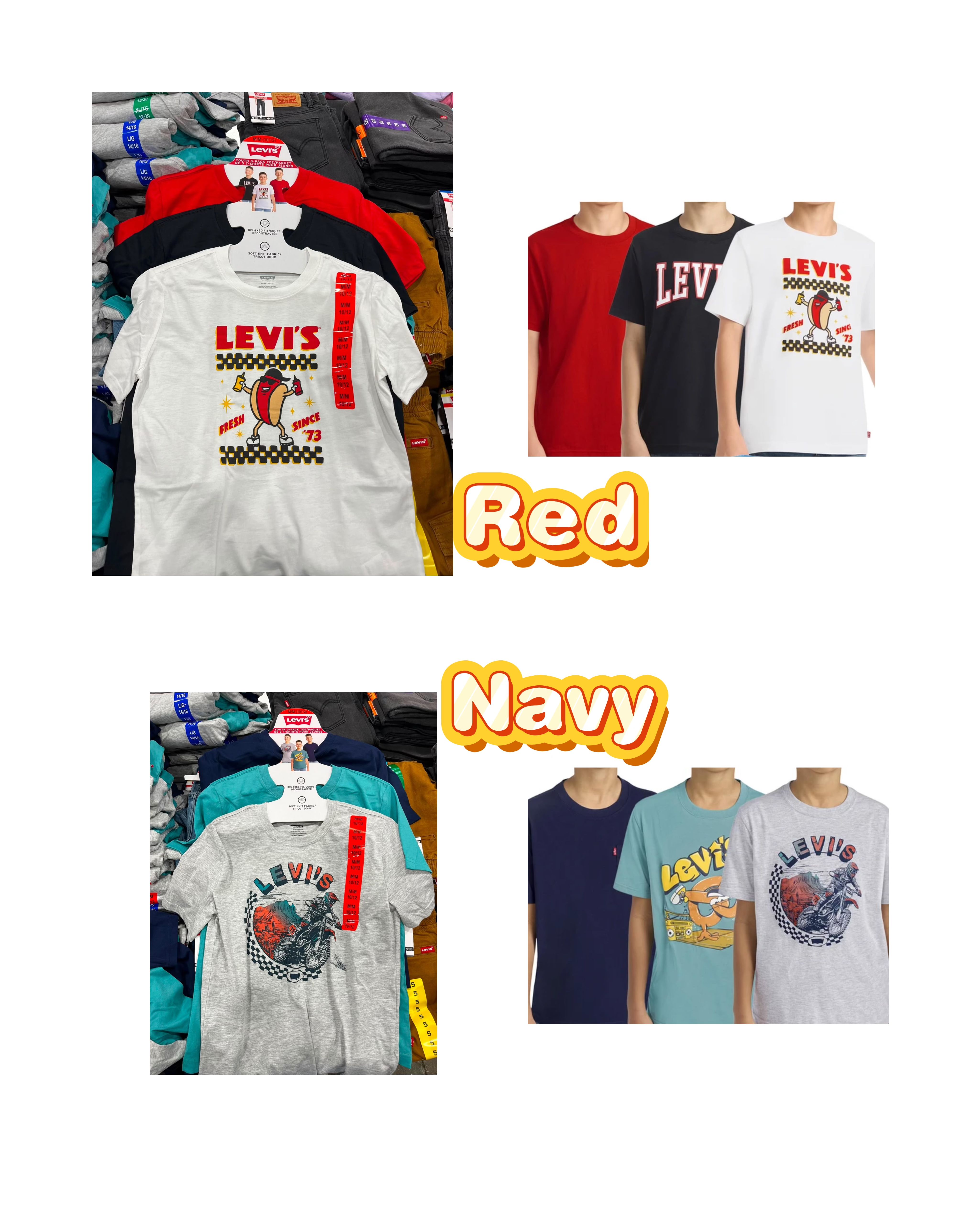 加拿大直送  *Levi’s 男童tee set*