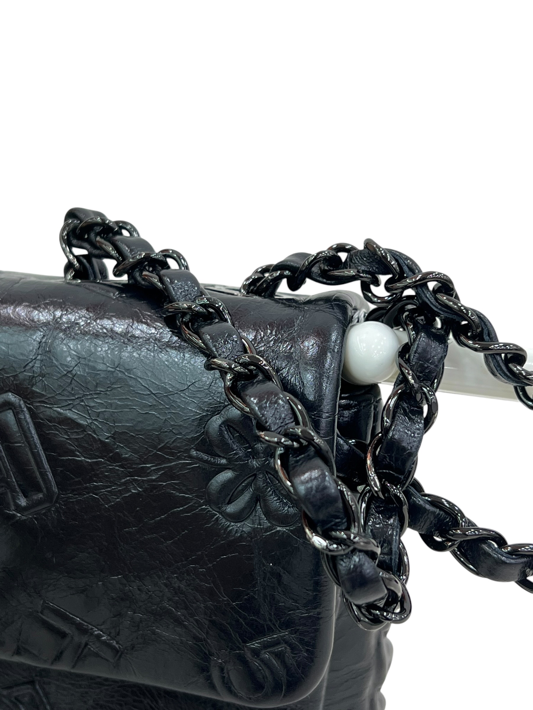 Pre-Owned CHANEL Precious Symbols Classic Flap Bag / Product Code: 070860