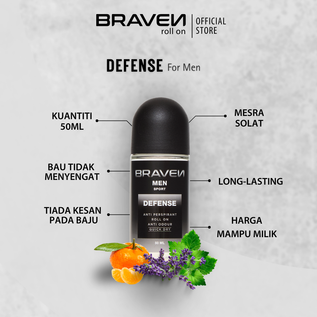 Braven Deodorant - Defense 50ml