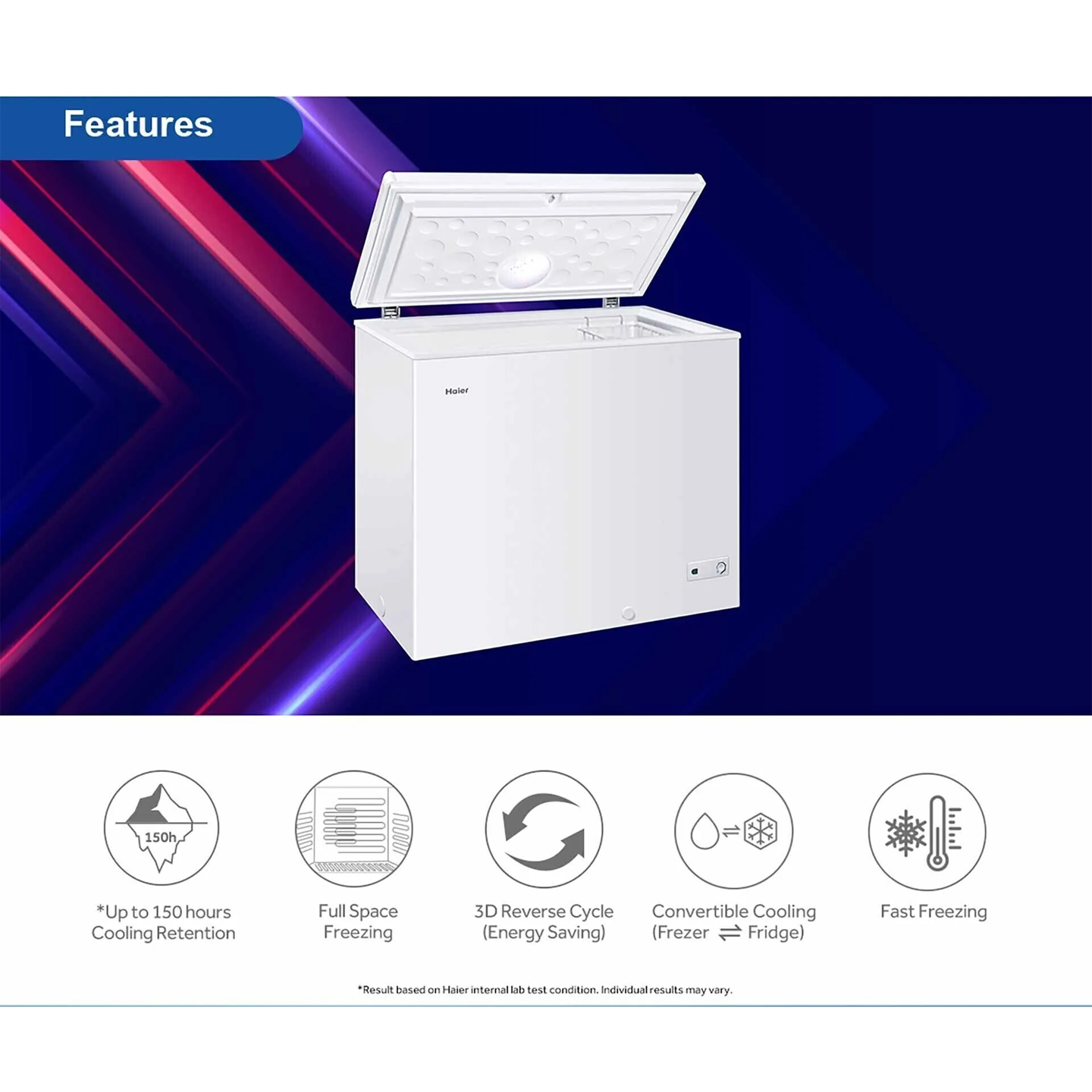 Haier 319L Chest Freezer (BD-328HP)