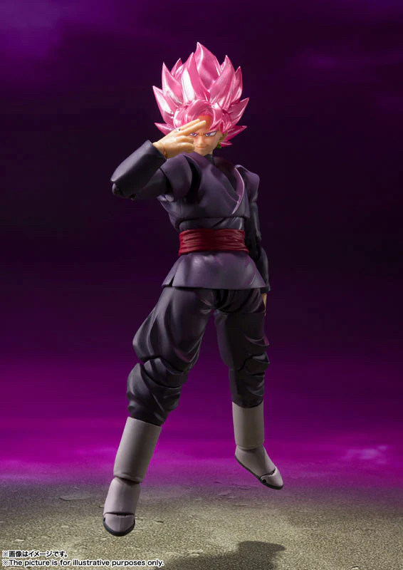 SHF 龍珠超 黑悟空（桃紅悟空）可動figure 孫悟空 人偶 S.H.Figuarts Dragon Ball Super Goku Black Rose action figure