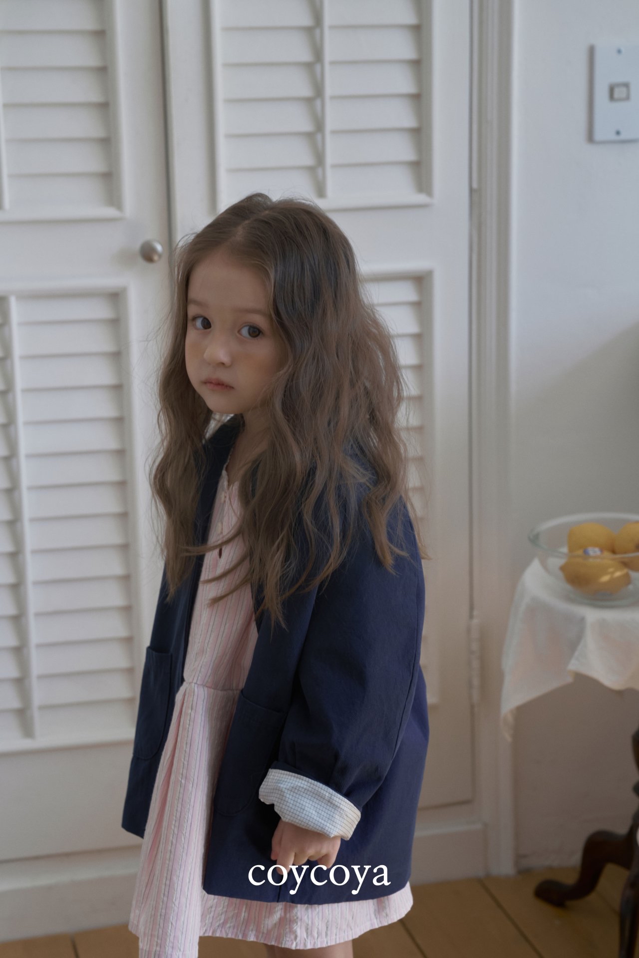 🌸預訂 韓國直送🌸🇰🇷COYCOYA兩色復古格紋內襯開襟外套