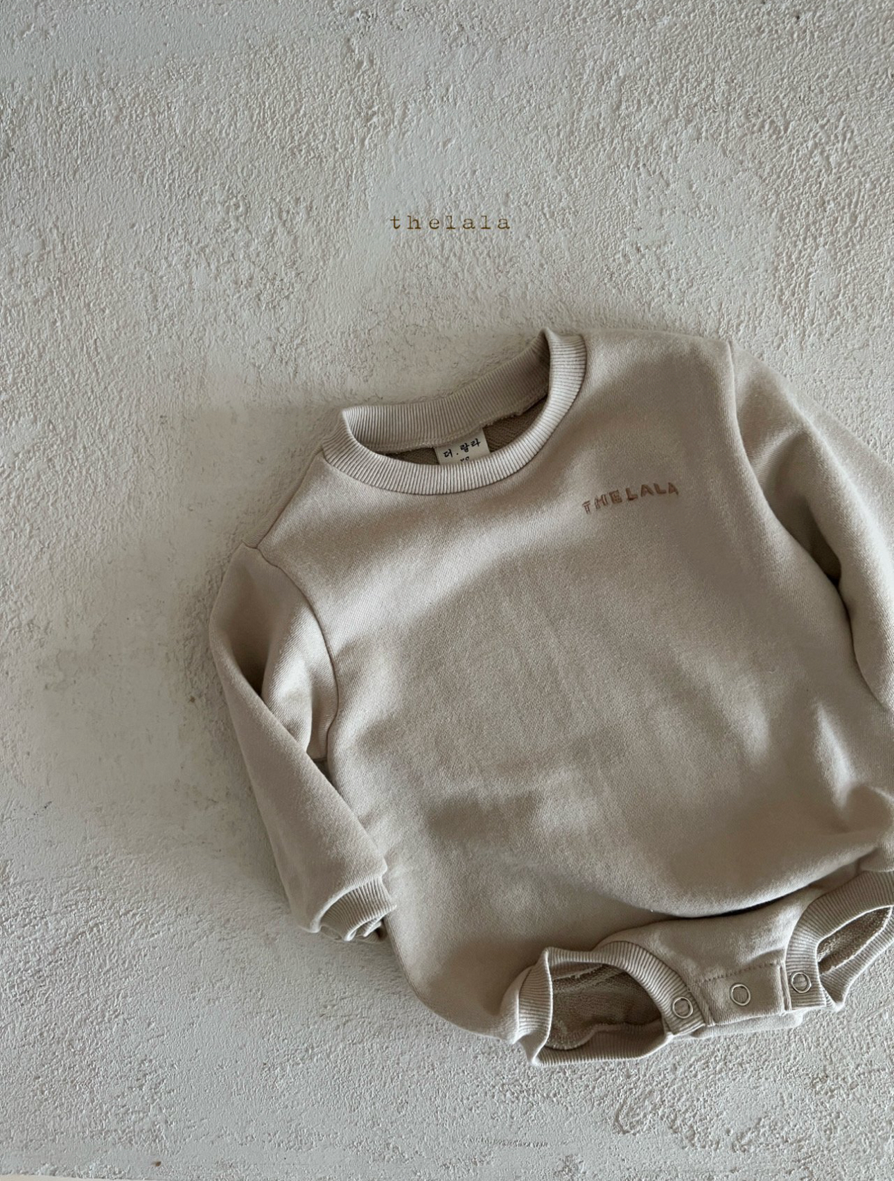 🌸預訂 韓國直送🌸🇰🇷THELALA六色親子款標誌刺繡長袖包屁衣