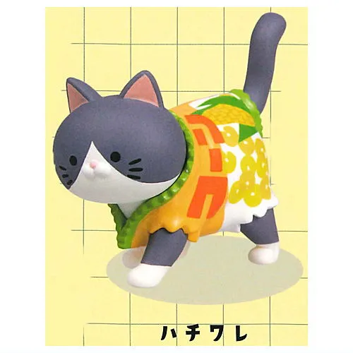 🇯🇵日版 QUALIA 日本零食袋 貓咪 OKASHI NA KONEKO 扭蛋 ハチワレ 奶牛貓