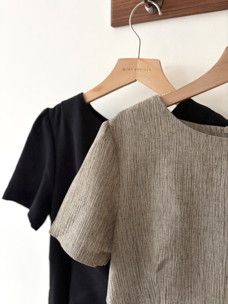 Elise Draped Slit Dress (Khaki)