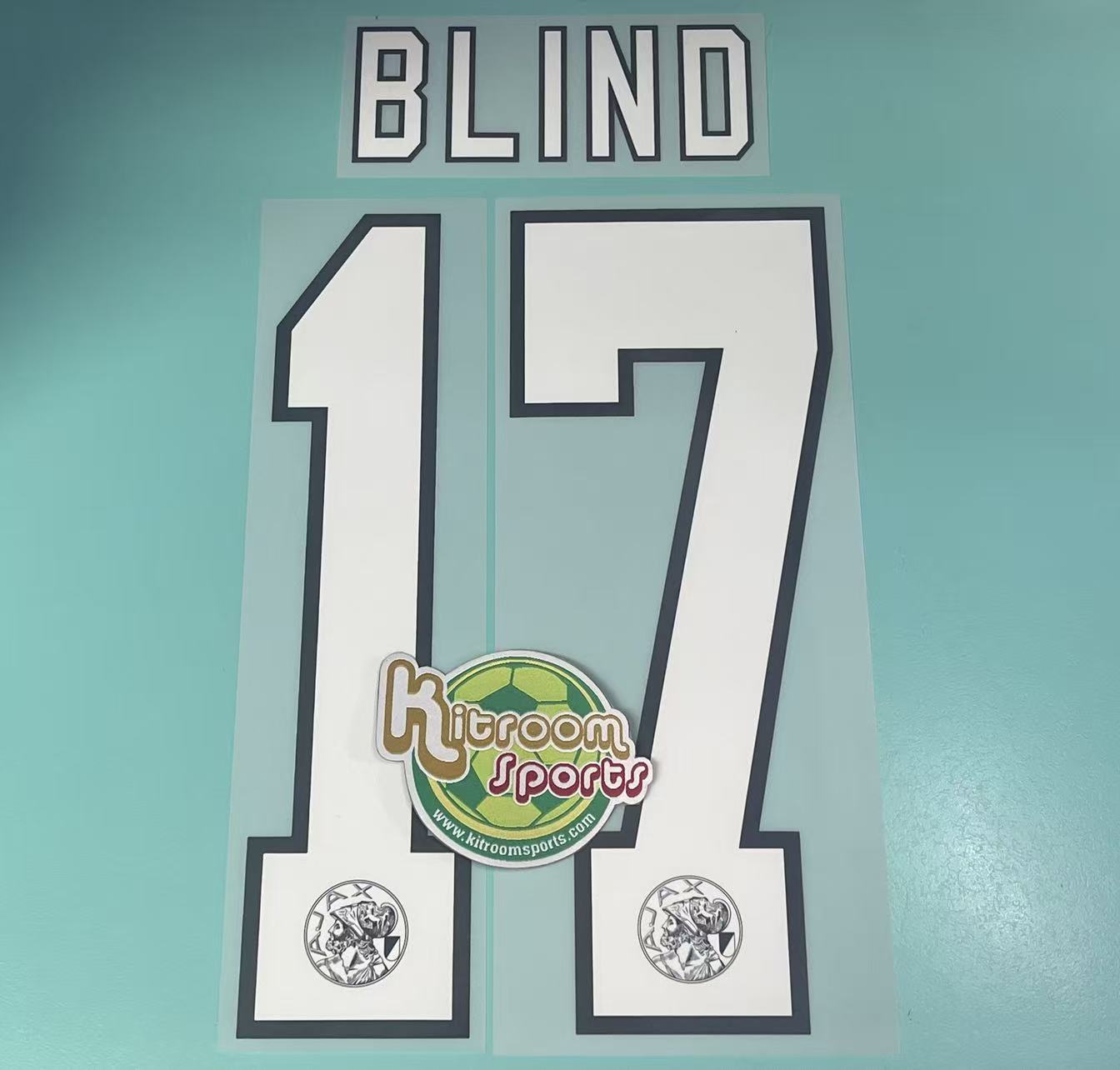 2021-22 Ajax Home Nameset #17 BLIND