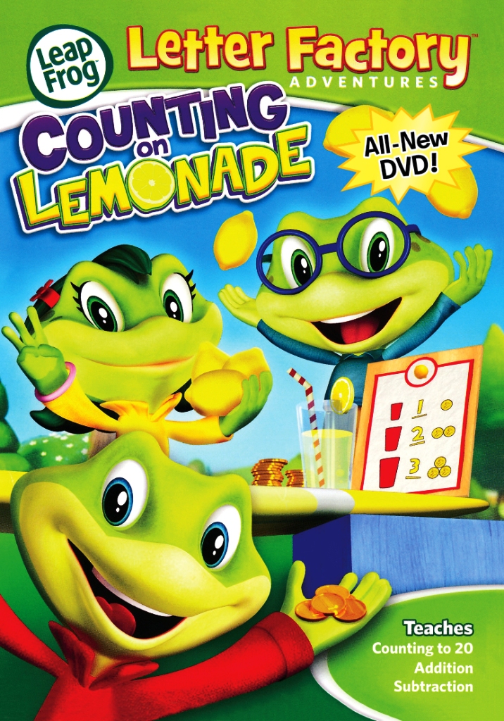 Leap Frog DVD Letter Factory Adventures Counting on Lemonade
