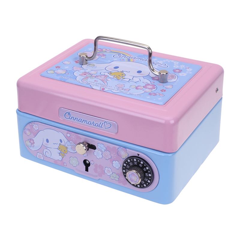 Cinnamoroll Metal Cash Box with Dial Lock & Key (S) 夾萬連密碼鎖及鎖匙 (細)