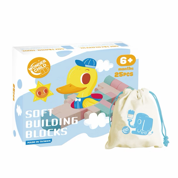 Wonder Child 馬卡龍軟積木 - 25pcs