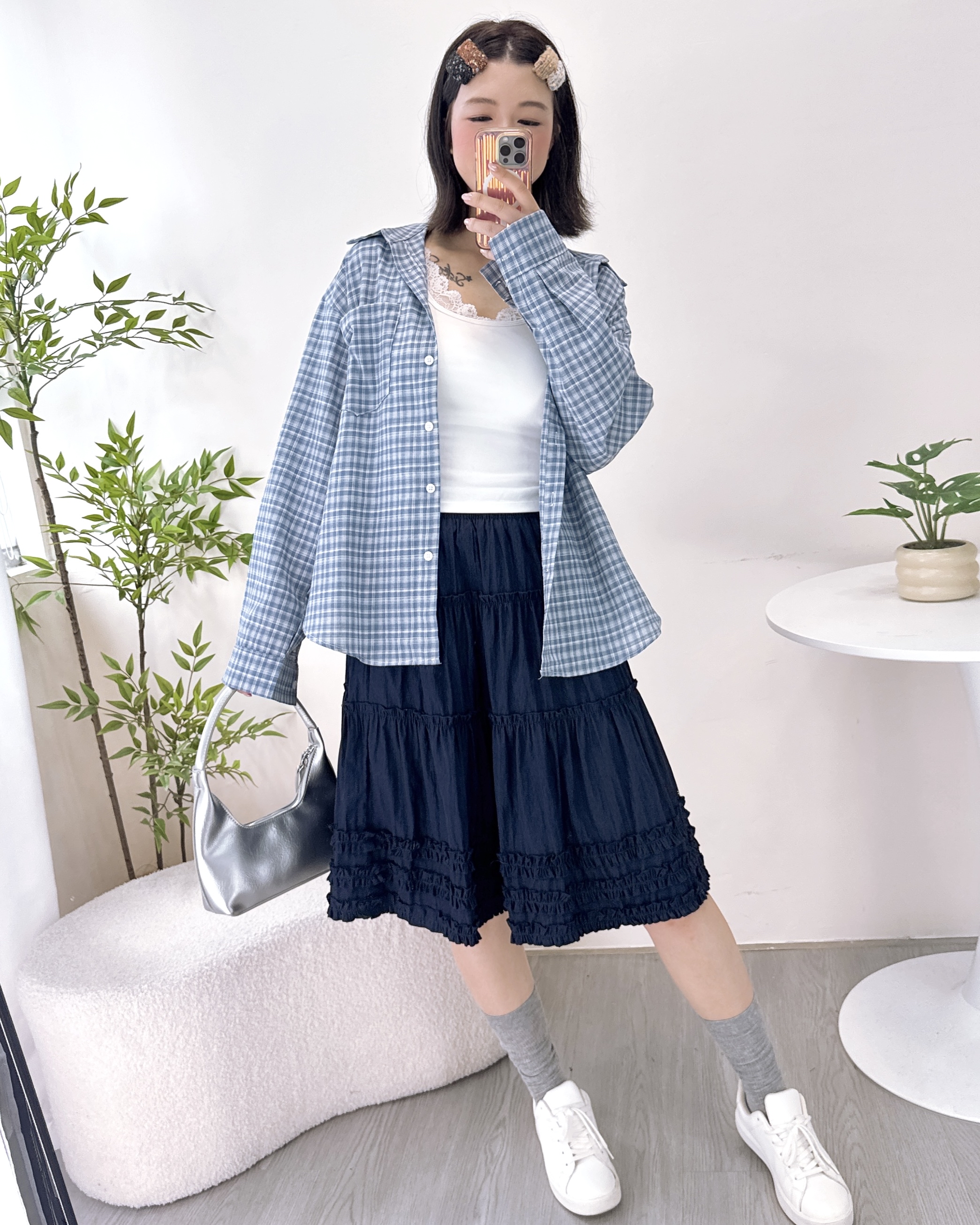 ESP-小清新Ruffle半截裙 2色