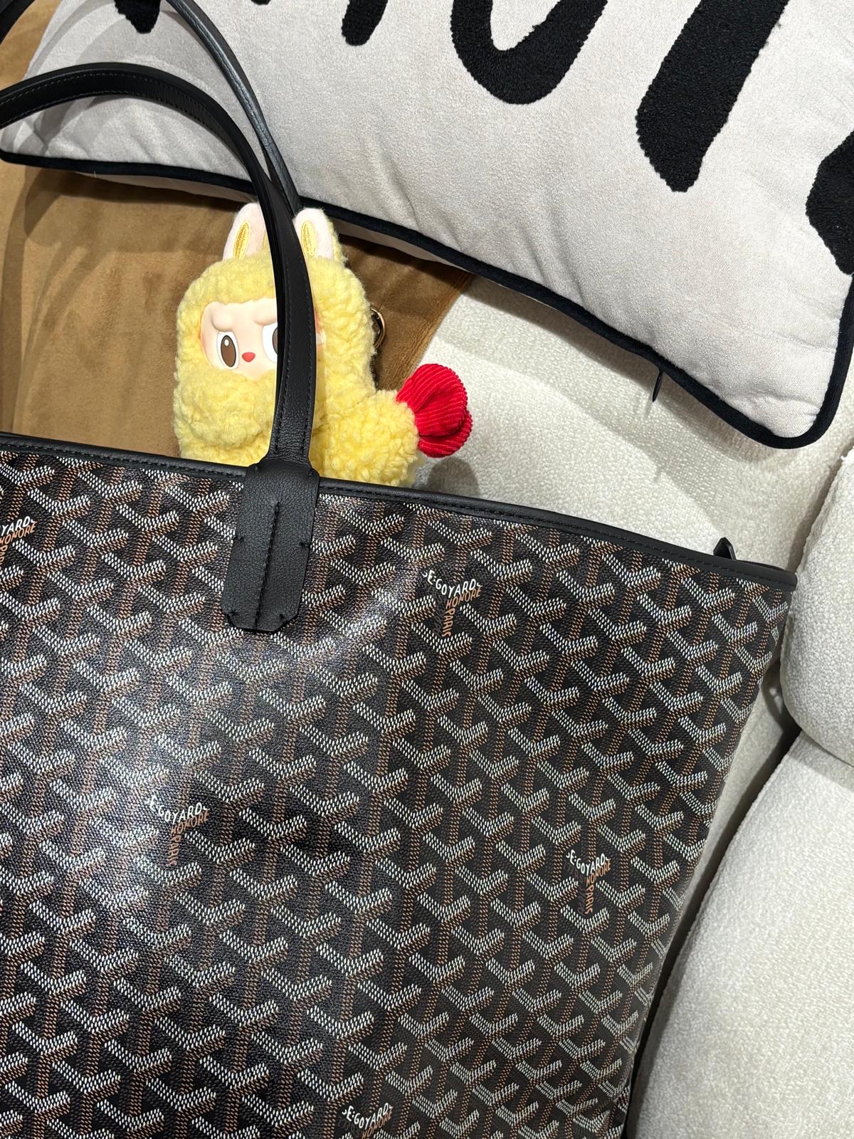 Goyard Artois GM Tote Bag noir 100%Authentic ,98%new ✅專門店收據✅塵袋