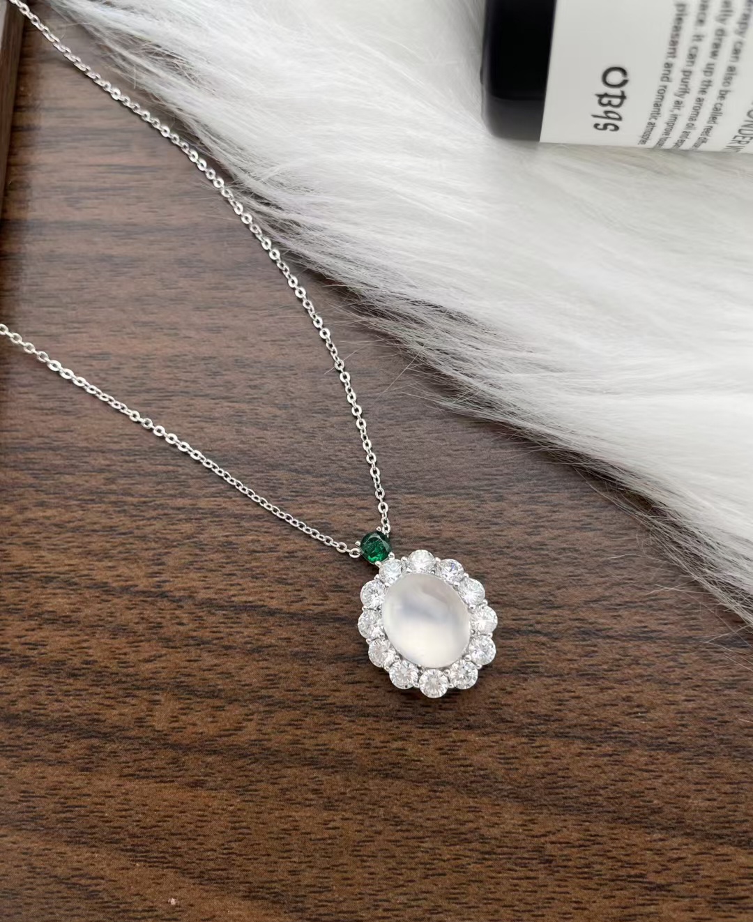 S925銀水沫玉項鏈