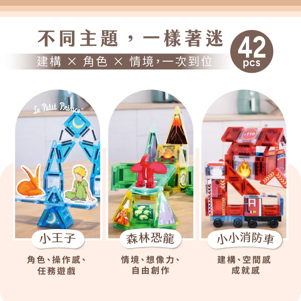 Mamayo迷你磁力片-小王子正版授權(42pcs)