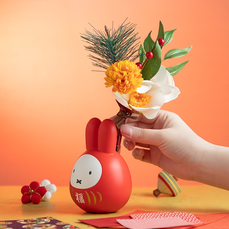 miffy MF 限定 達摩公仔試管花瓶 