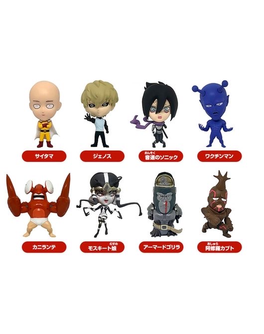 一拳超人 16d Trading Collection 盒玩 figure（全8種）（盒況如圖）