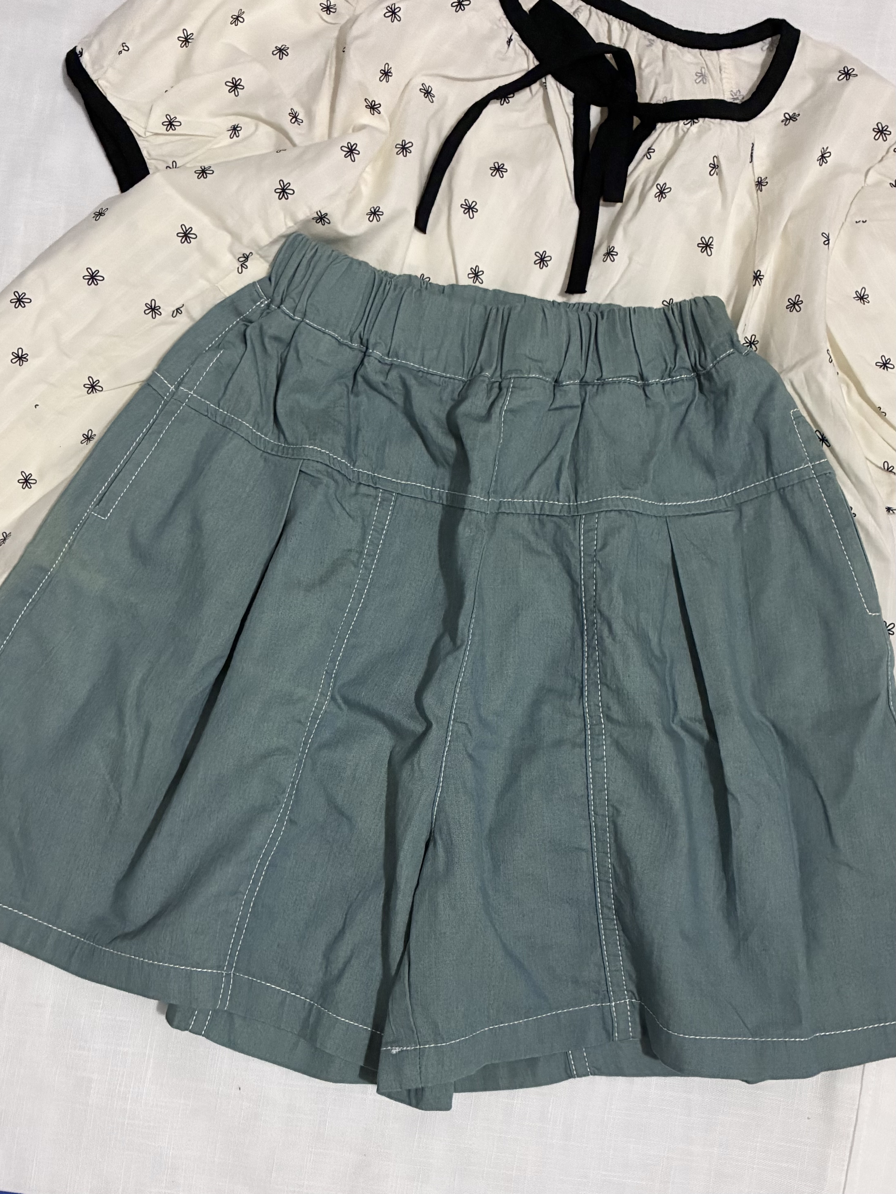 洗水牛仔裙褲薄料YX25103