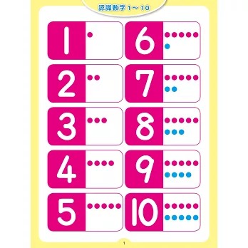 人類 輕鬆數快樂學 ：學數字1~10