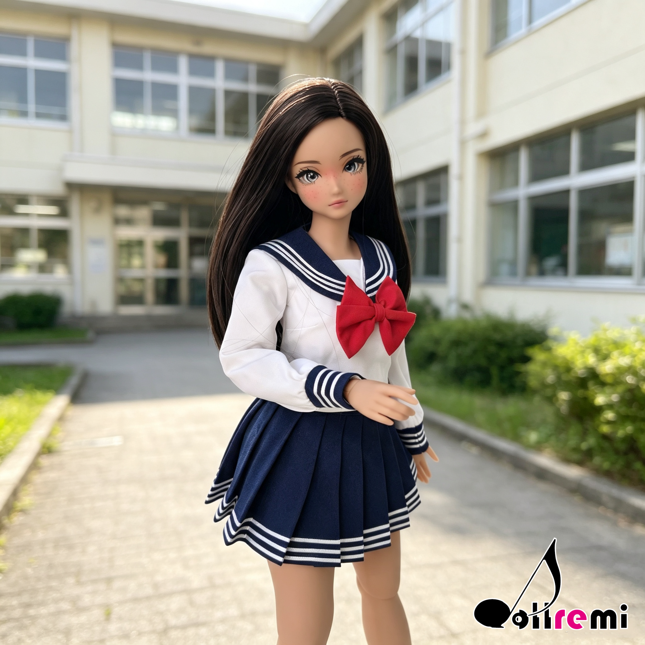 【dollremi】(P025) 長袖校服 Long-sleeved school uniform