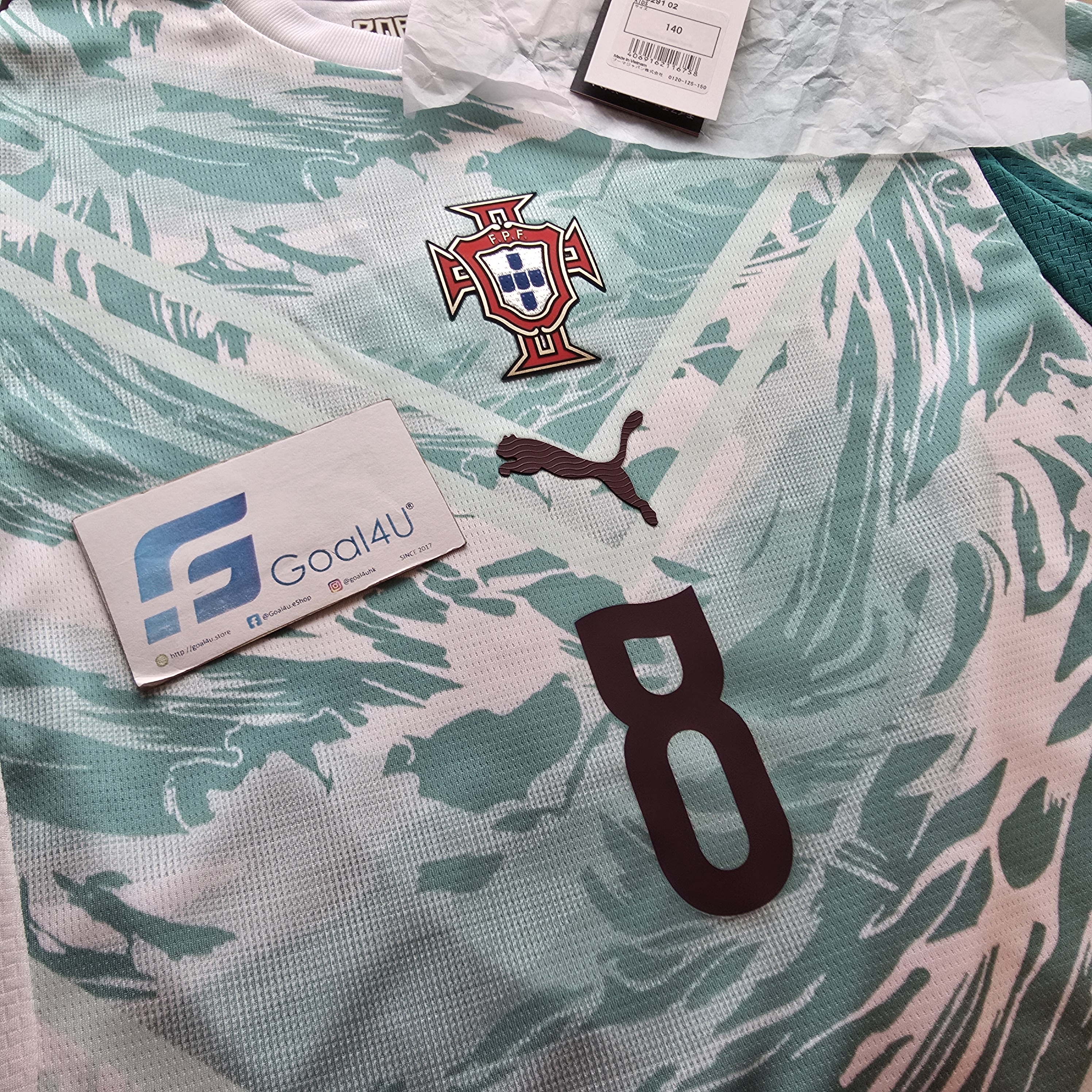 英雄的深海盔甲🌊 Puma Portugal 葡萄牙 2026-27 作客童裝球迷版球衣 (可加印字章) 783291