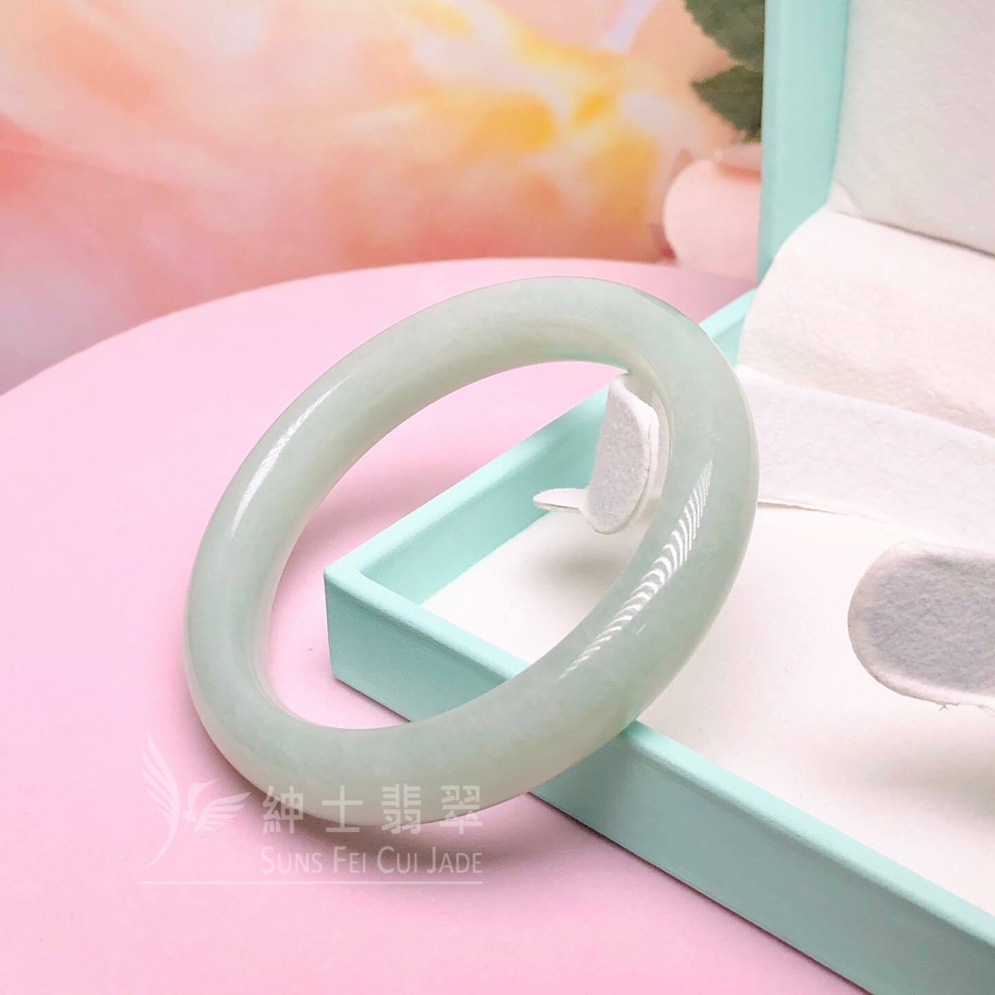 擺三橋晴水色福鐲53.7mm