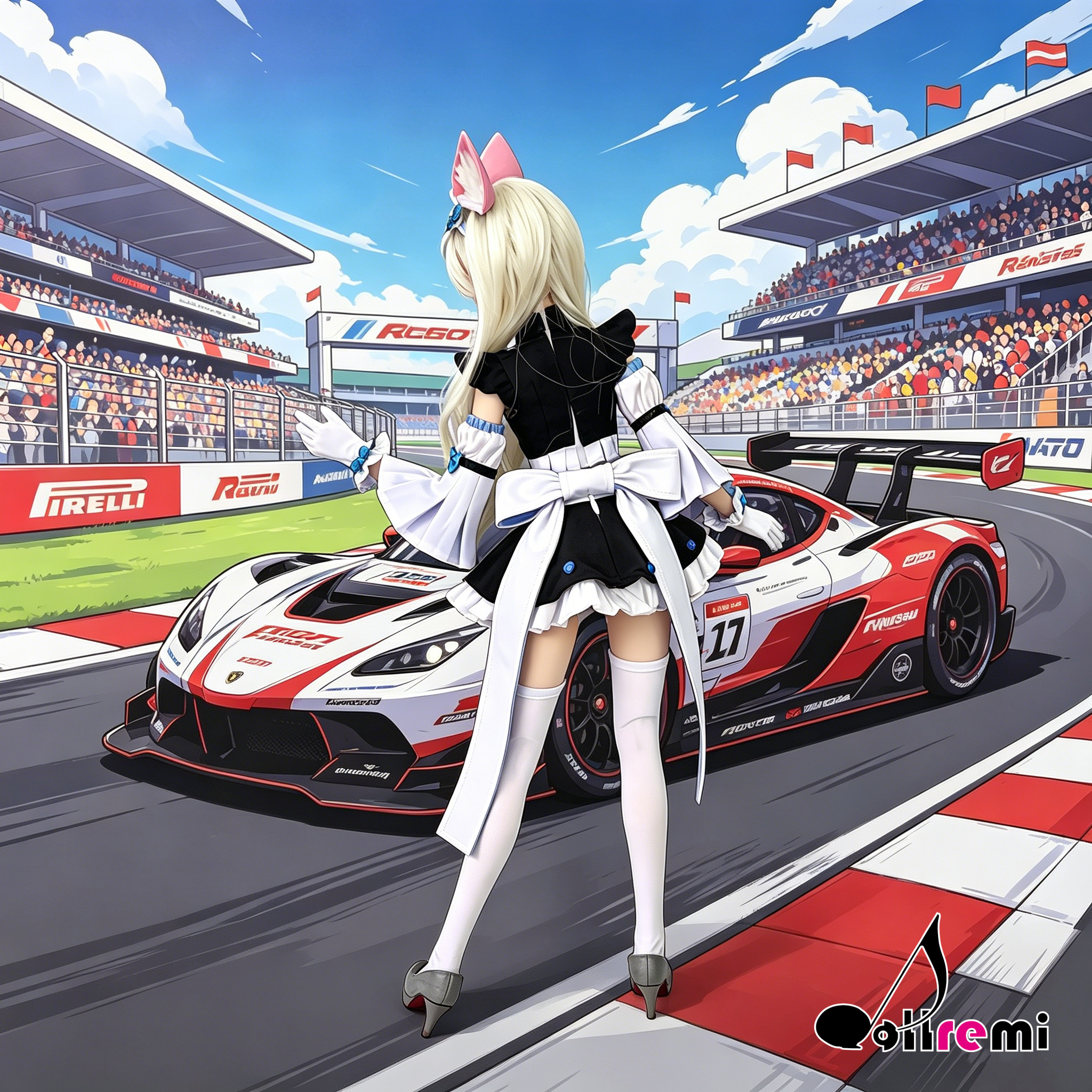 【dollremi】(DD0713) COS NEKOPARA Vol.1 Soleil opened! Vanilla Racing Girl Ver. 香草 賽車女郎 ver.