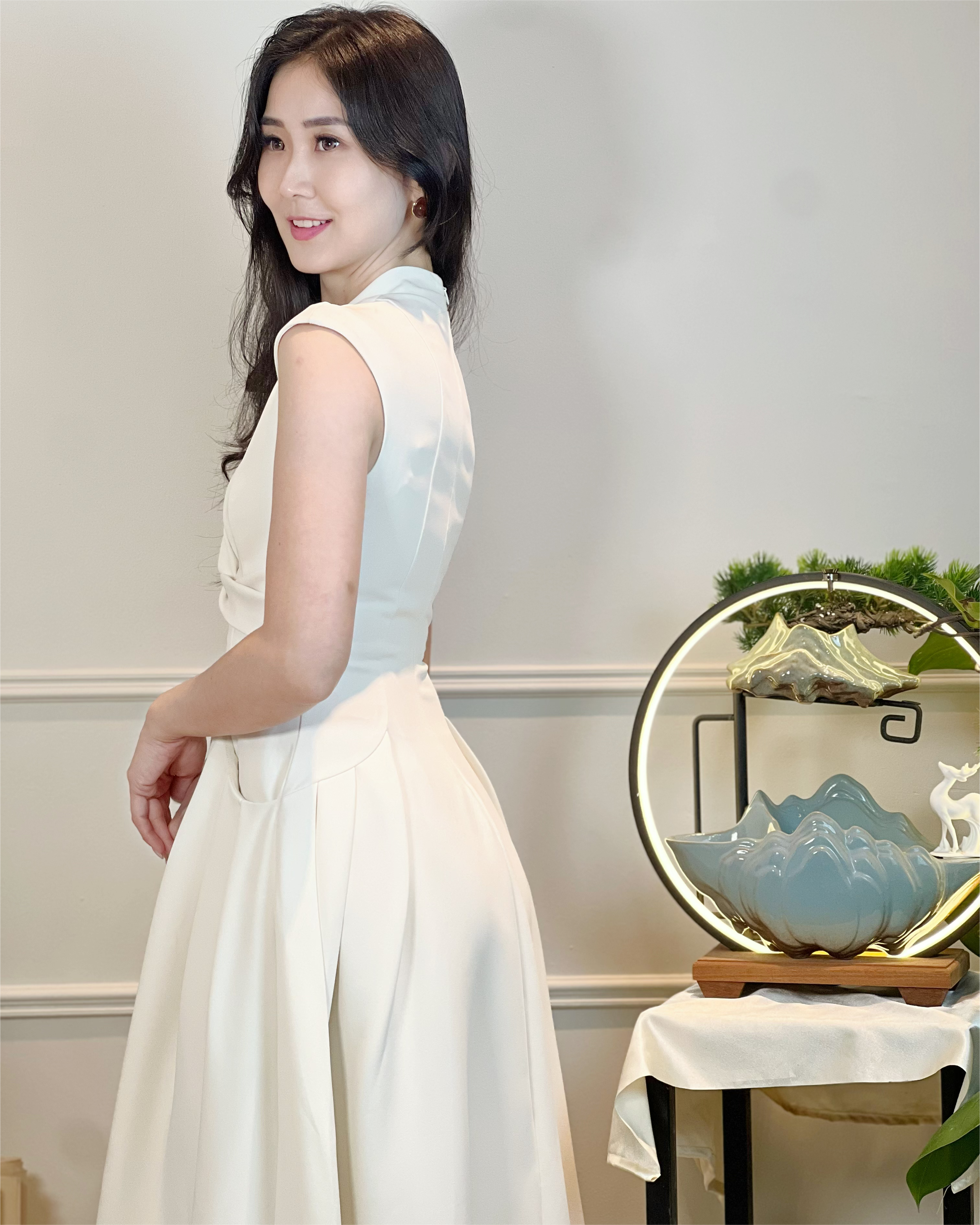 5092 Elena Grace Midi Dress