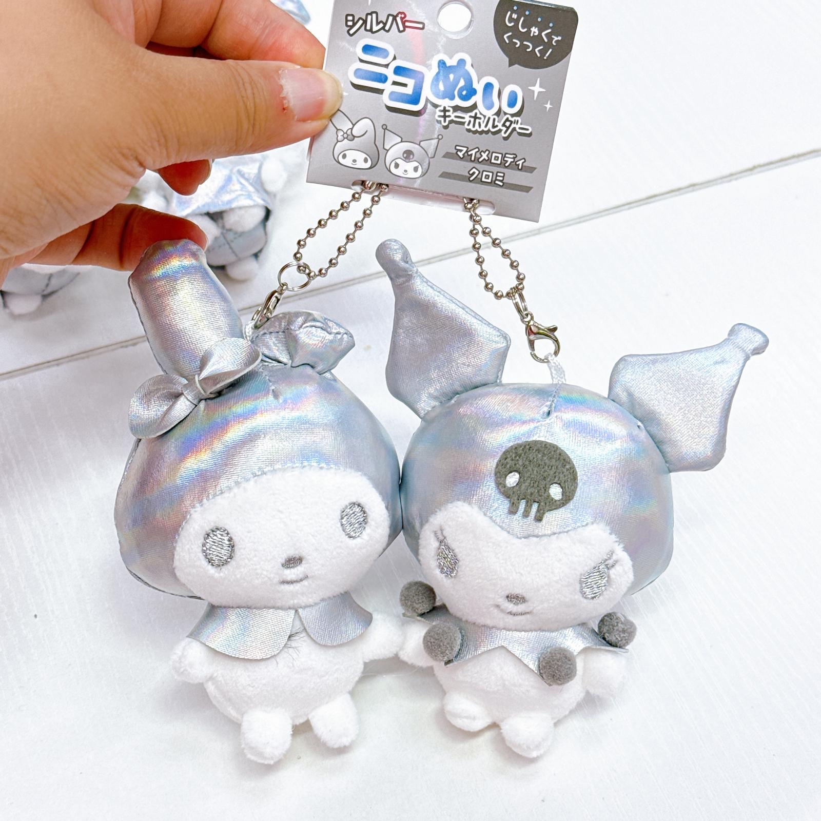 日本直送Sanrio kuromi kitty銀色系列磁石公仔