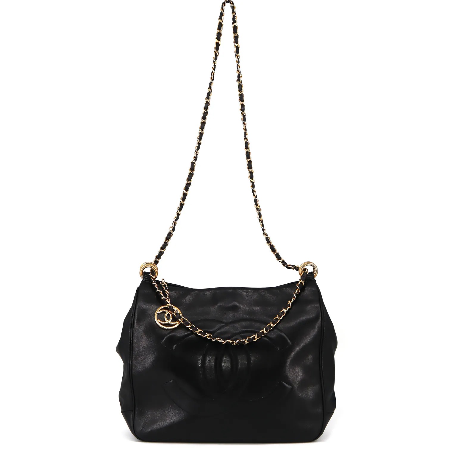 Chanel Coco Mark Lambskin Chain Bag