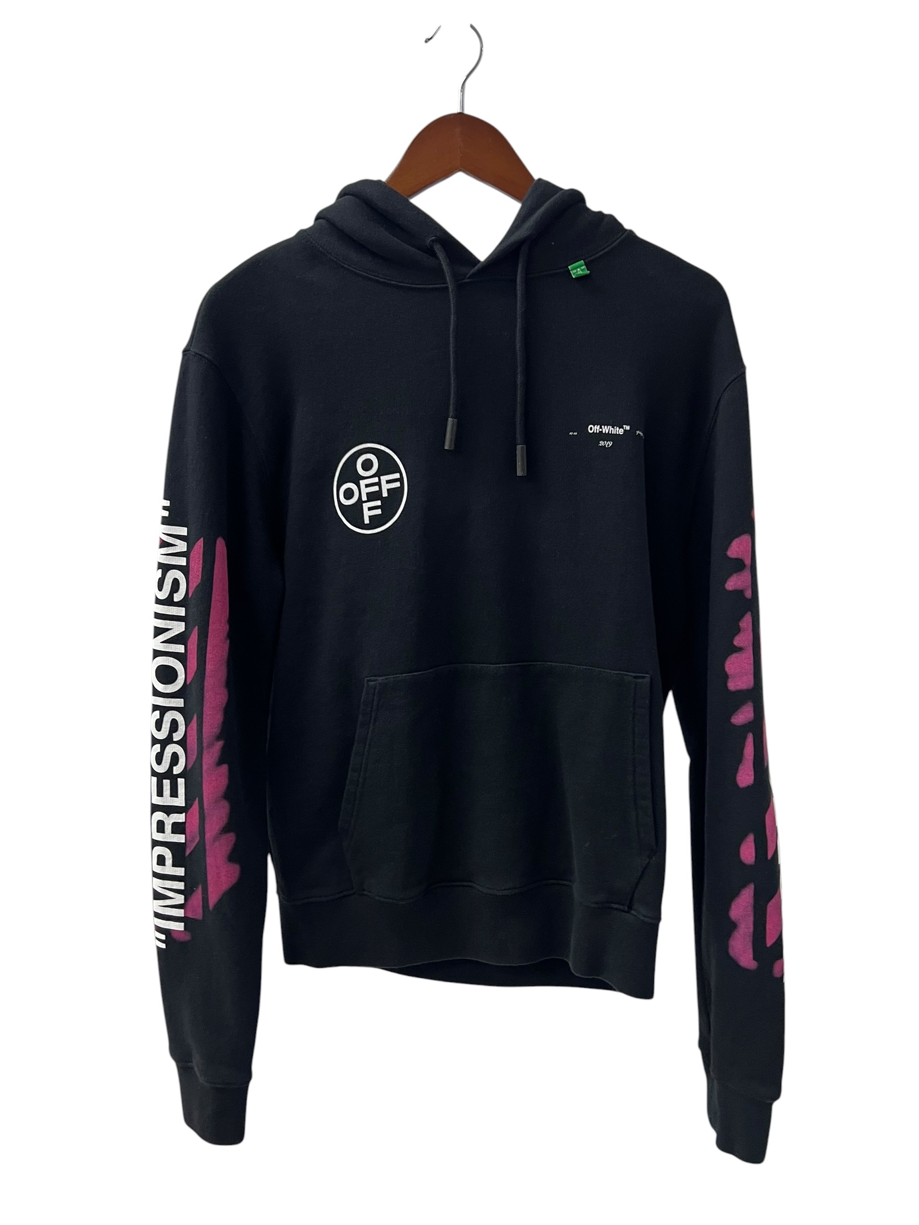 Pre-owned Off-White Diag Stencil Hoodie / Product Code: 062808