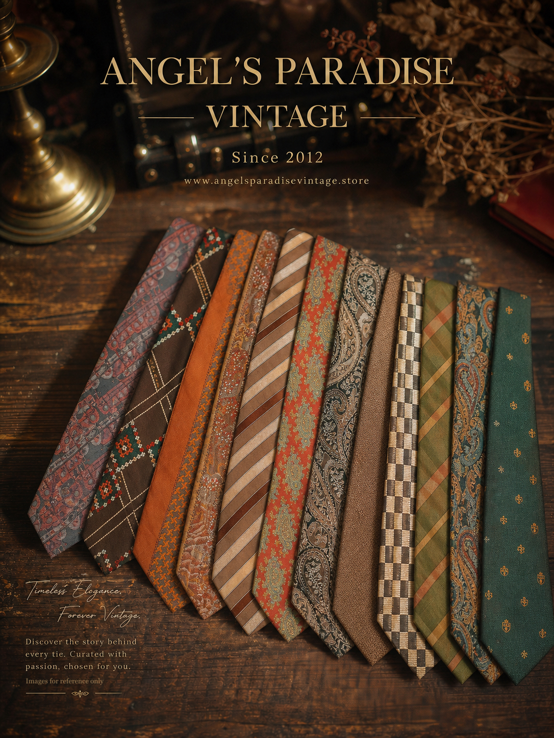復古紳士淑女的秘密 ∙ 經典古董領呔盲盒Tie Mystery Box ∙ Vintage Gentleman & Lady’s Secret Collection