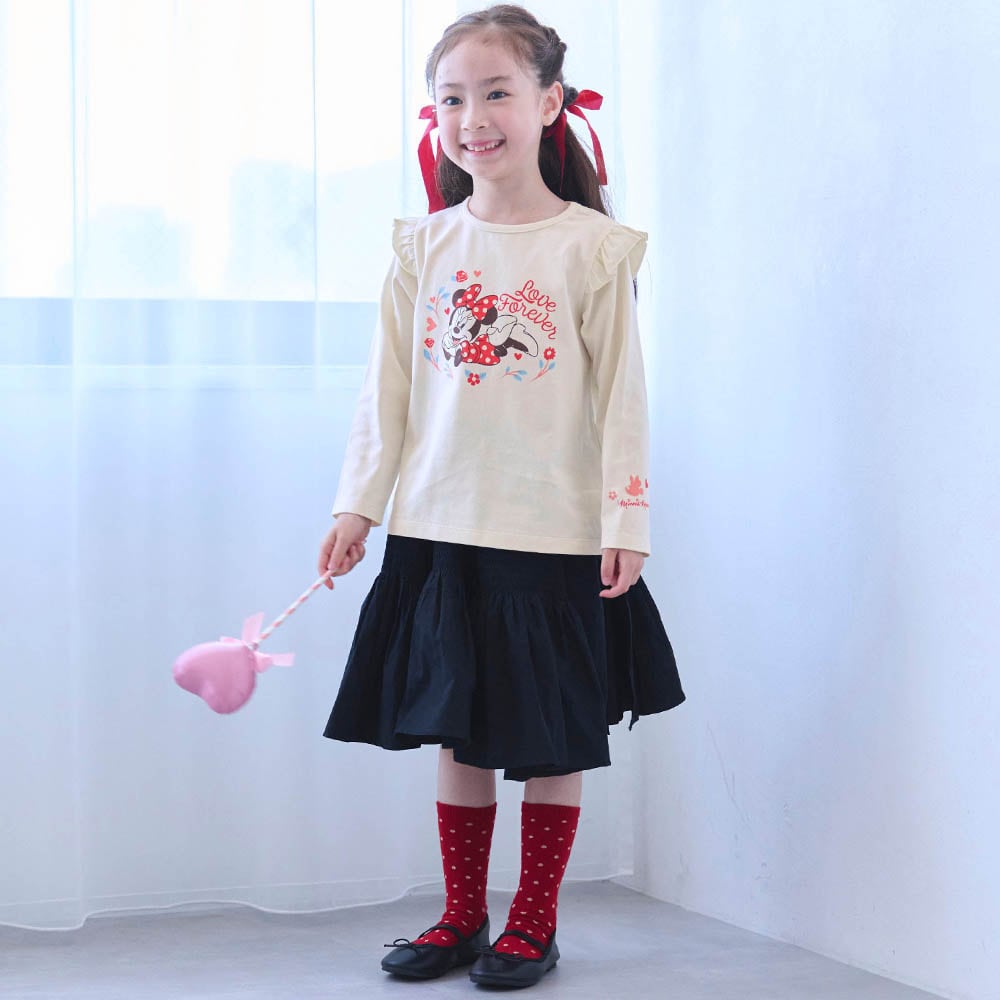 🆕【⭐訂購⭐】🇯🇵 日本直送 🌀#DisneyPrincess 荷葉邊肩 長袖T恤［3款選］🌀[PLHA-0084] [260923]