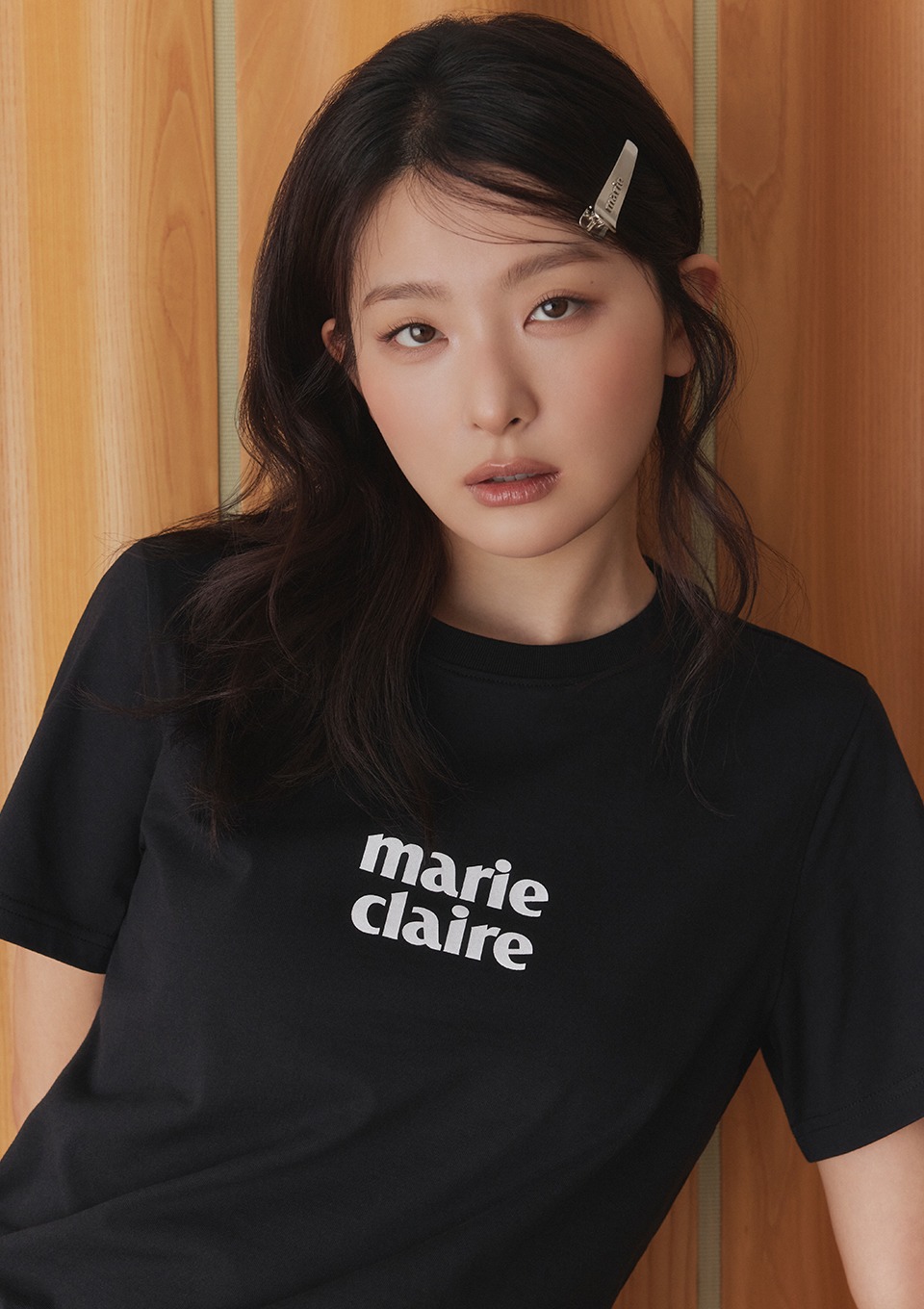 Marie Claire Basic Logo Tee