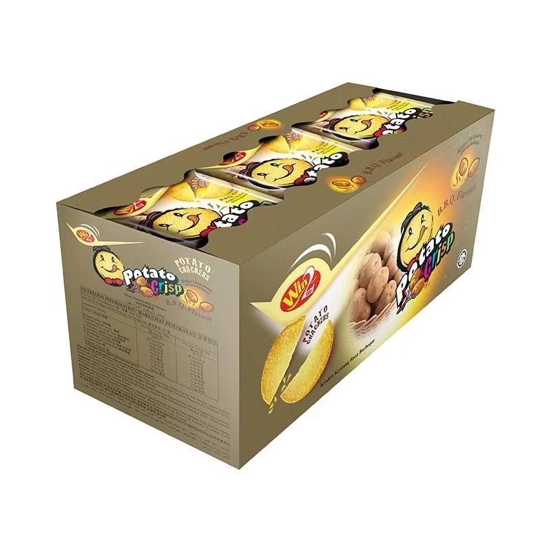 30pcs Win2 Potato Crisp Biskut [Vegetable/BBQ/Tomato/Curry/Sour Cream/Himalayan Salt]