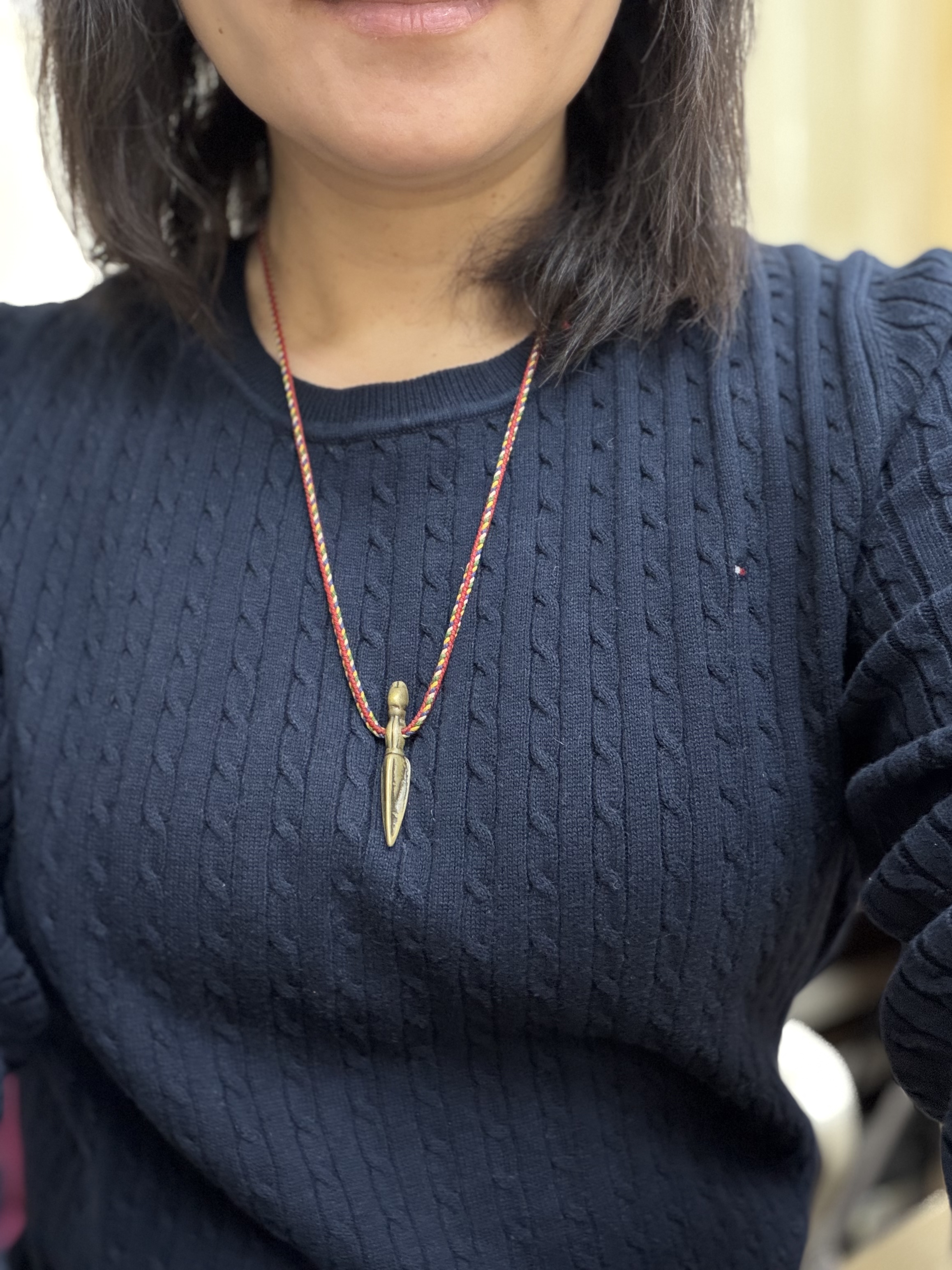 妙本同款絕版金剛杵古廟護法殿加持（出門、旅行、睡覺無時無刻都戴心安）綠色