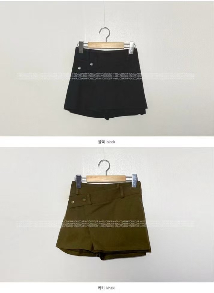 斜布短褲