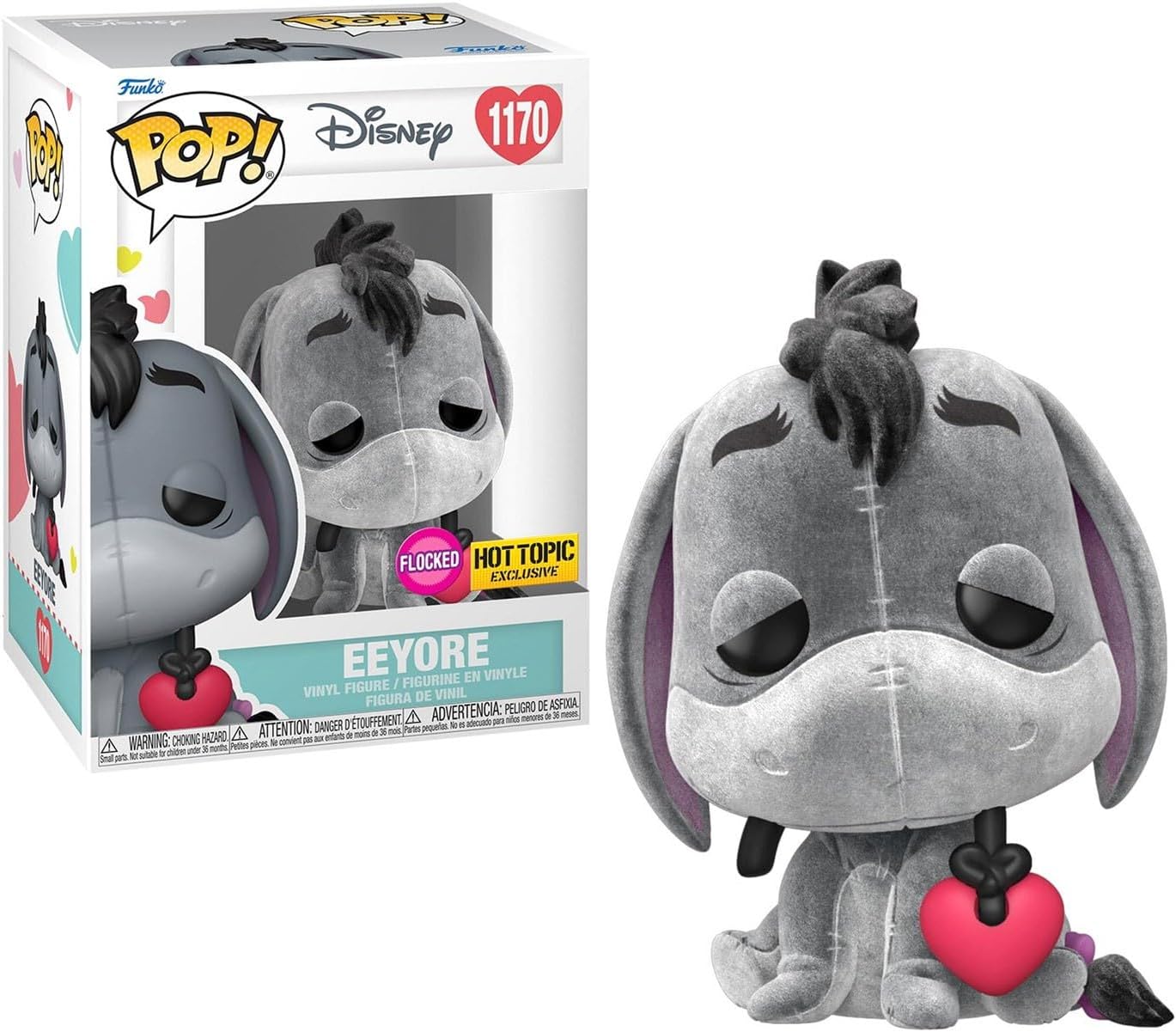 📦訂購 英國代購 Funko POP! Disney Winnie The Pooh Eeyore (Flocked) Figure 依唷 植絨 模型