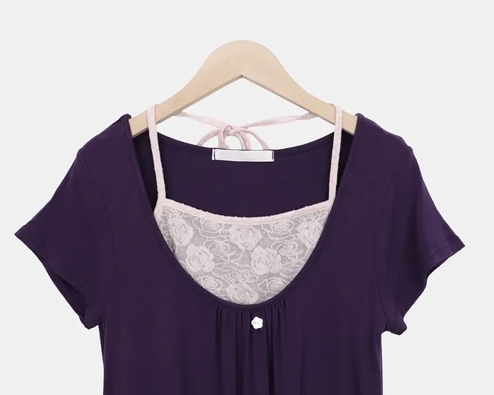 Layer Lace Halter-Neck Top