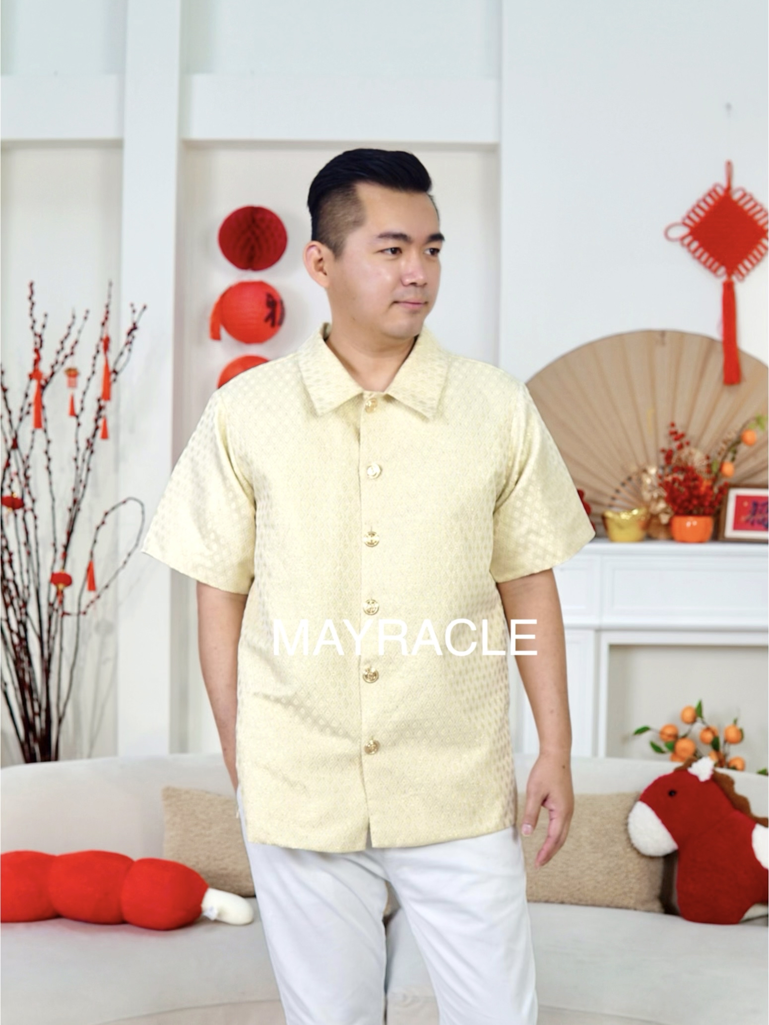[PRE-ORDER] CNY 2027 Oversized Elegance Men Shirt 