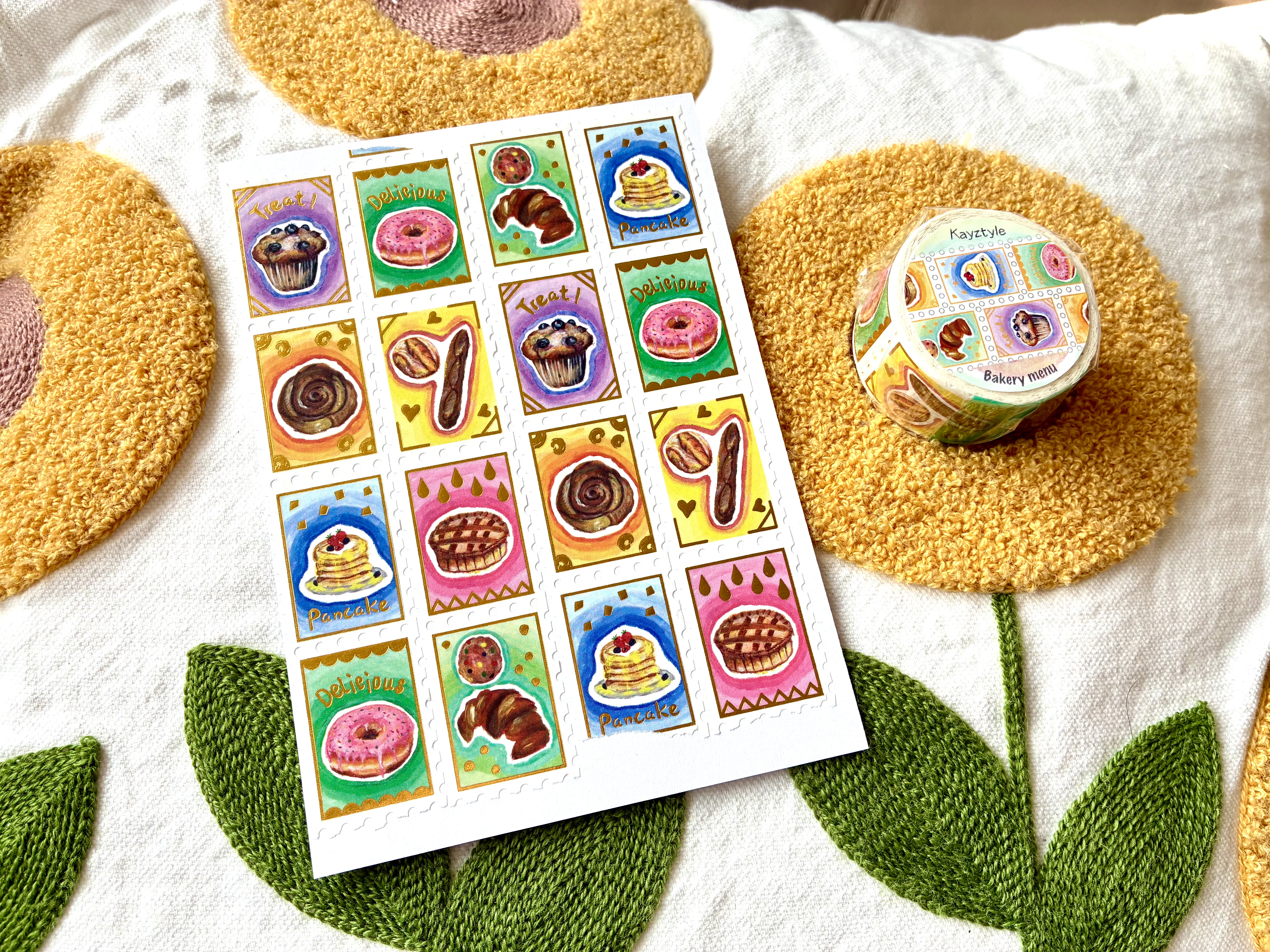 UK Collection 6 @2026 - Kayztyle Volume 21 Washi Tapes（Gold Foil）