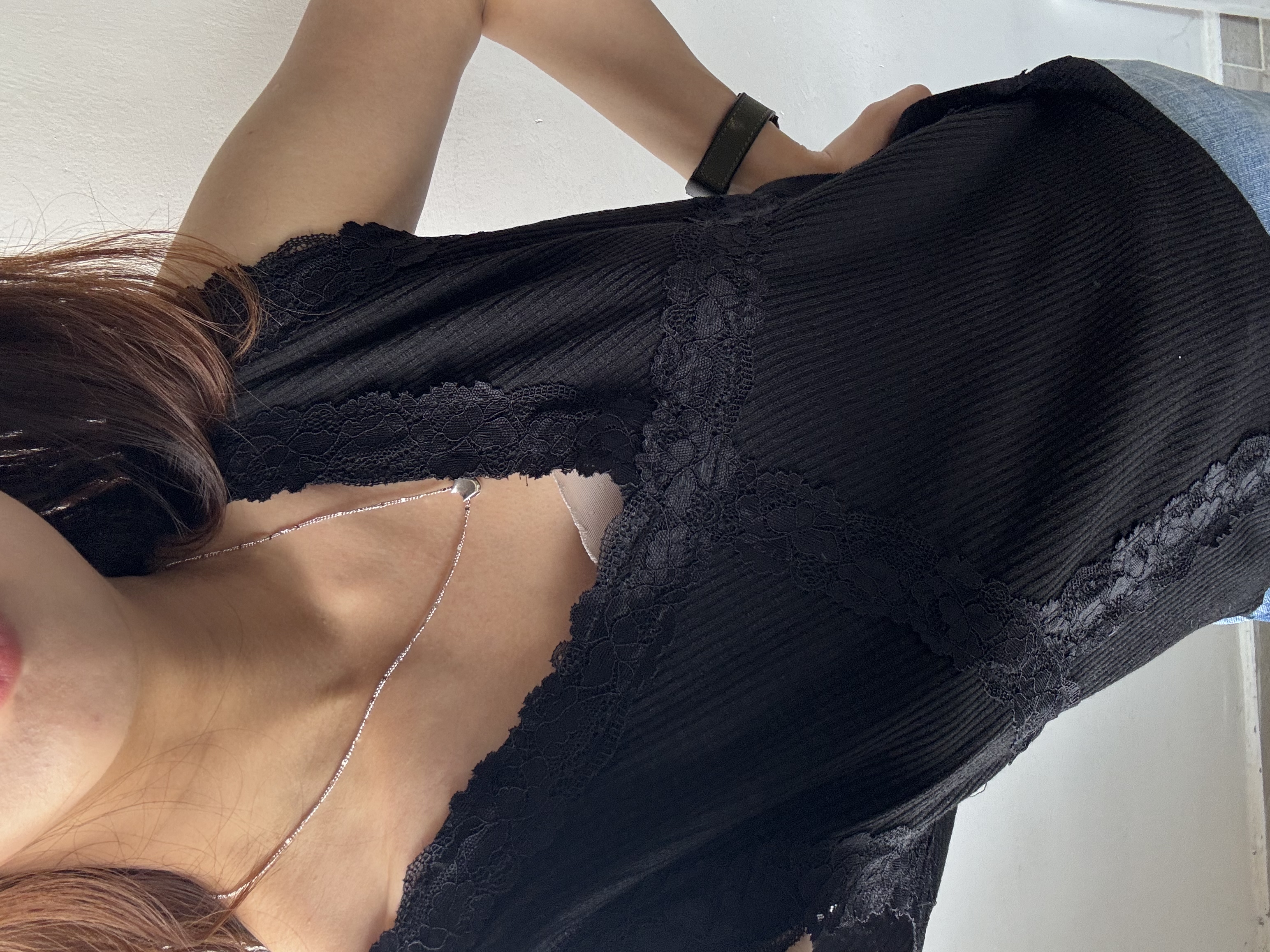 拼lace 背心