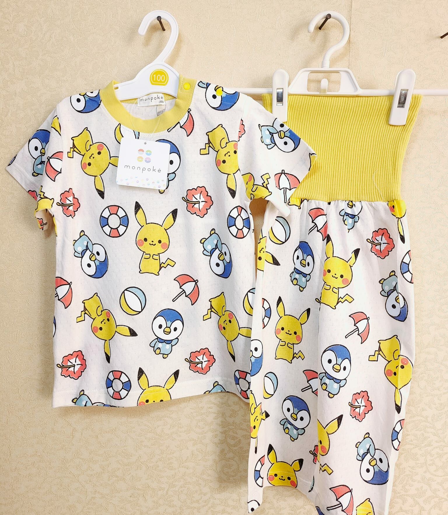 日本Monpoke空氣綿包肚短袖套裝 -1套 現貨