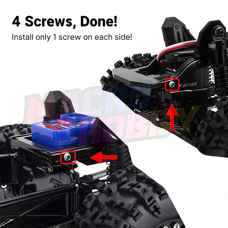 INJORA Limited Edition IR40 Half Truck Body for 1/18 TRX4M Defender Bronco (Gold) #530369