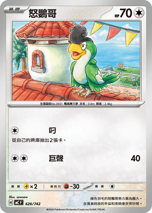 [鏡面閃版]MCF 626/742 怒鸚哥