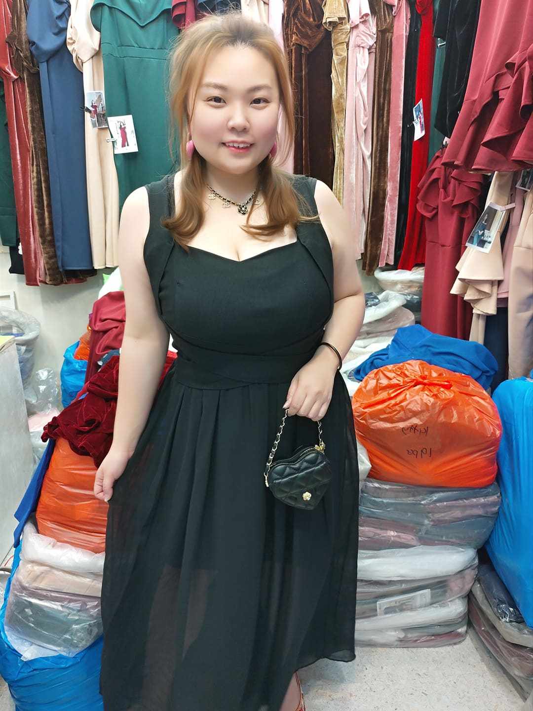 B01/BB0017 小V粗带设计款长礼服